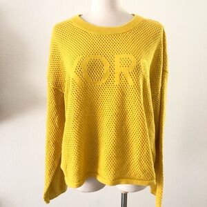 Michael Kors Women Yellow Gold Crewneck Sweater